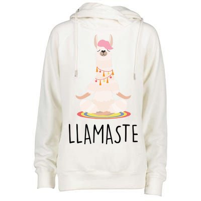 Llamaste Funny Lama Womens Funnel Neck Pullover Hood