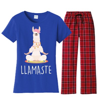 Llamaste Funny Lama Women's Flannel Pajama Set