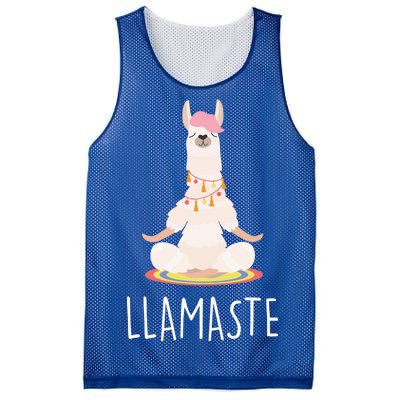 Llamaste Funny Lama Mesh Reversible Basketball Jersey Tank