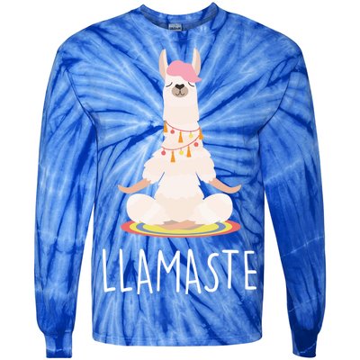 Llamaste Funny Lama Tie-Dye Long Sleeve Shirt