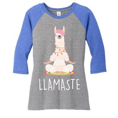 Llamaste Funny Lama Women's Tri-Blend 3/4-Sleeve Raglan Shirt