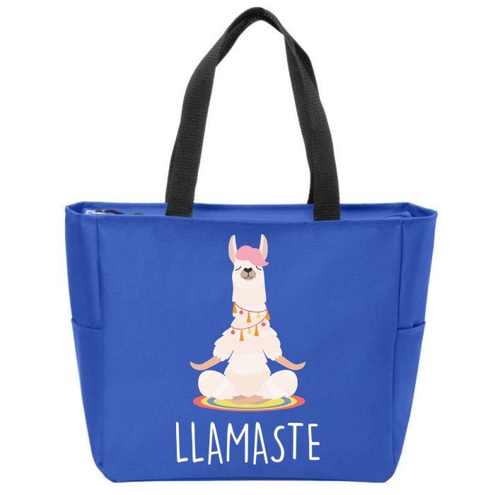 Llamaste Funny Lama Zip Tote Bag