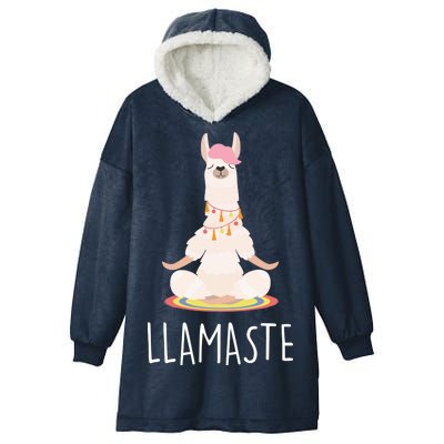 Llamaste Funny Lama Hooded Wearable Blanket