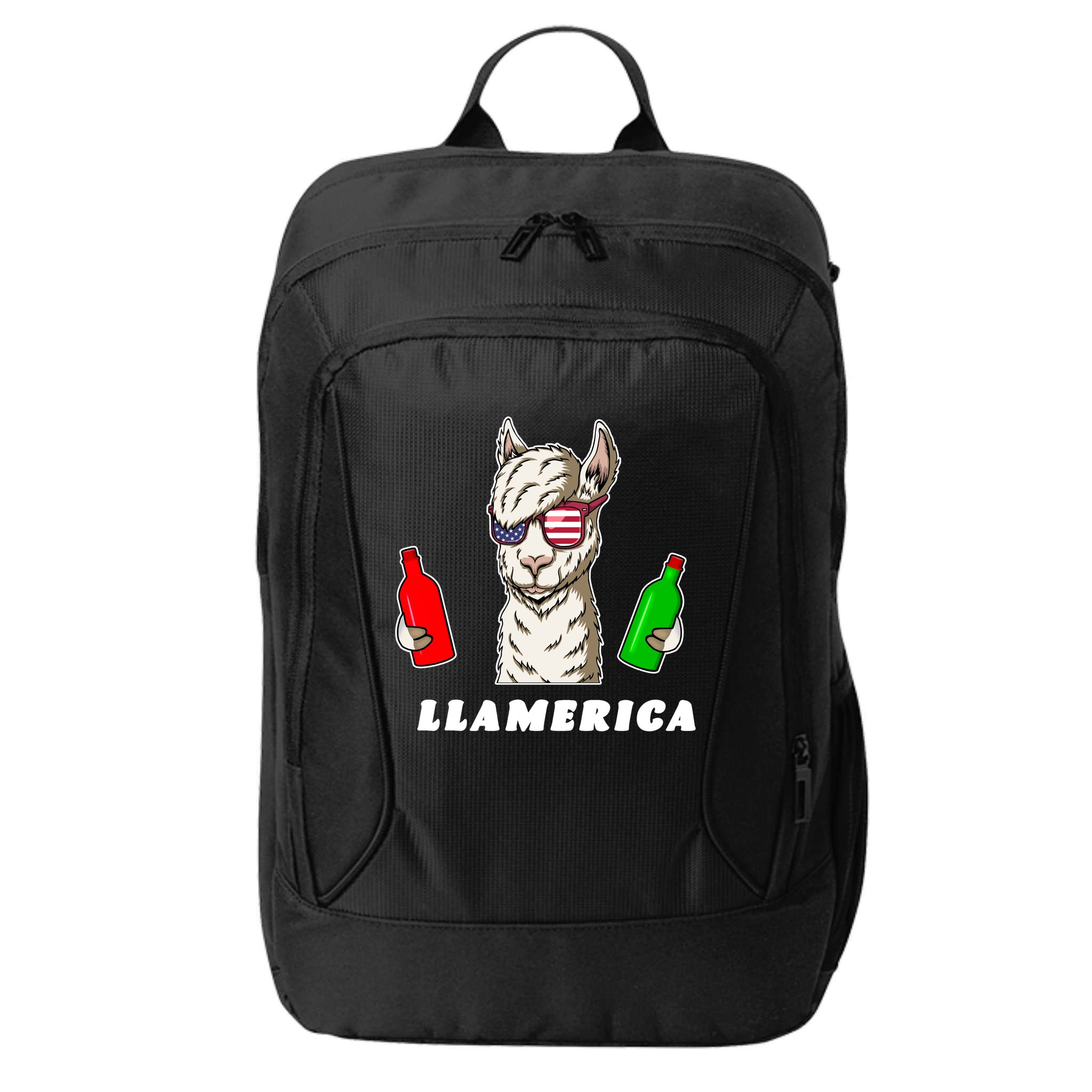 Llamerica Funny USA City Backpack