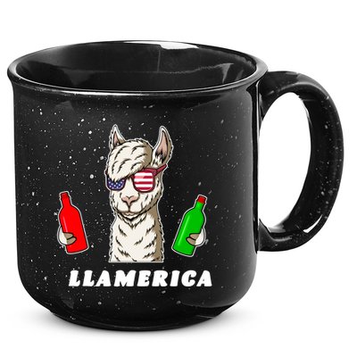 Llamerica Funny USA 15oz Campfire Ceramic Mug