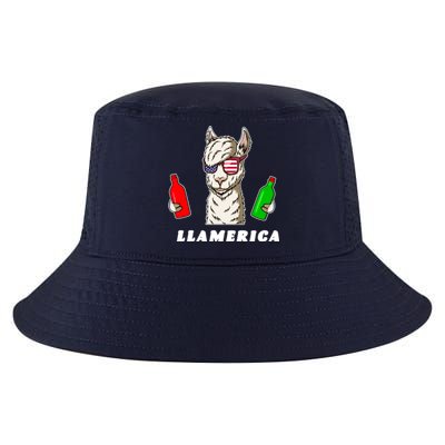 Llamerica Funny USA Cool Comfort Performance Bucket Hat