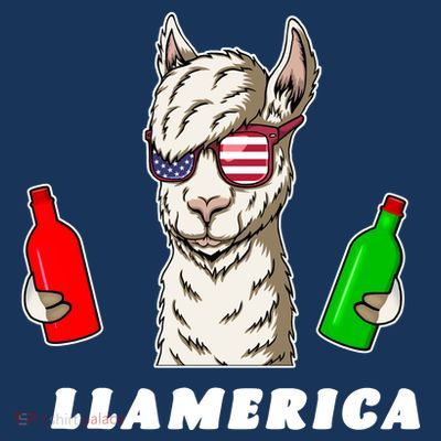 Llamerica Funny USA T-Shirt