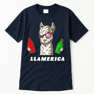 Llamerica Funny USA Tall T-Shirt