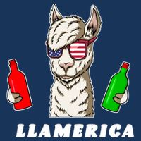 Llamerica Funny USA Tall T-Shirt