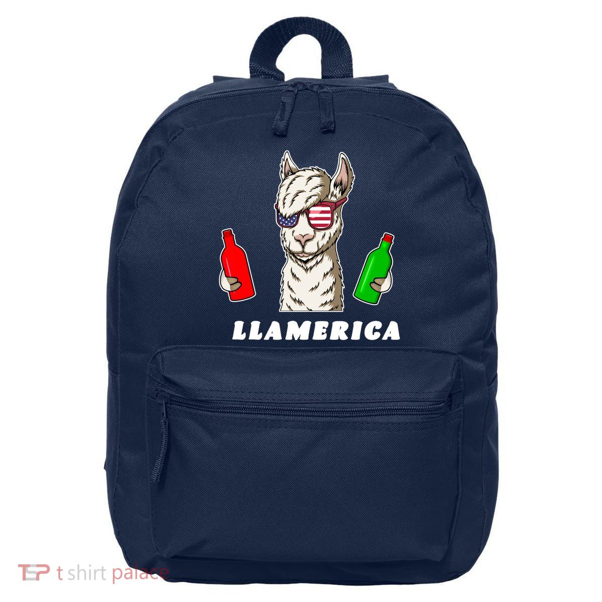 Llamerica Funny USA 16 in Basic Backpack