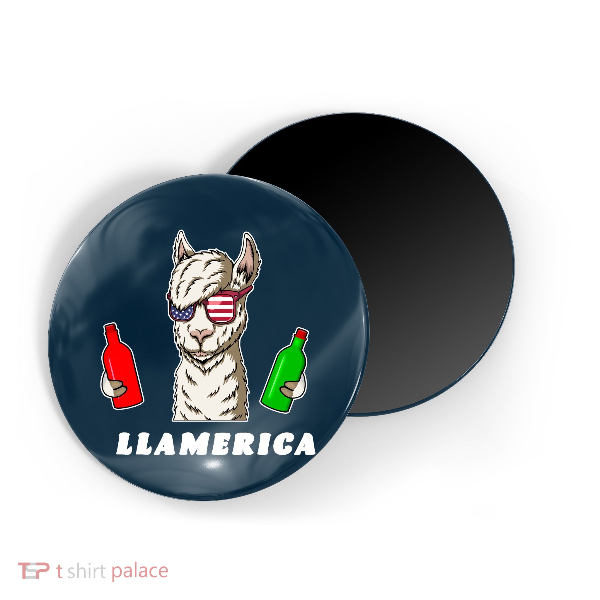 Llamerica Funny USA Magnet