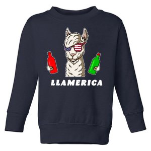 Llamerica Funny USA Toddler Sweatshirt