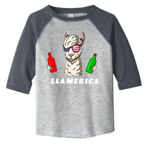 Llamerica Funny USA Toddler Fine Jersey T-Shirt