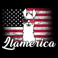 Llamerica Merica Flag City Backpack
