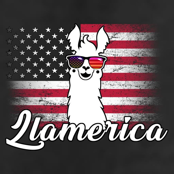 Llamerica Merica Flag 11oz C Handle Ceramic Mug