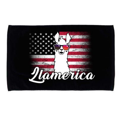 Llamerica Merica Flag Microfiber Hand Towel