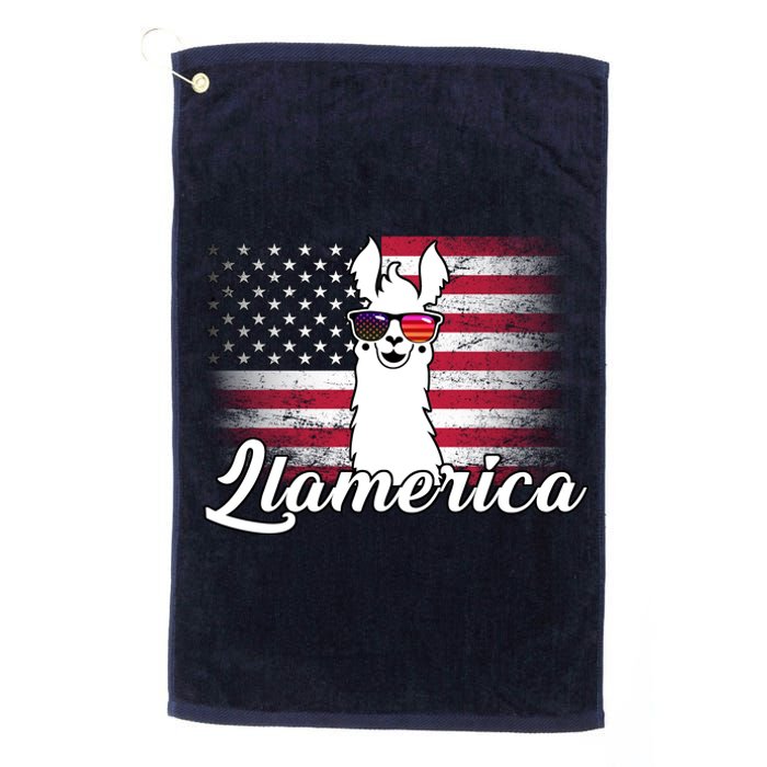 Llamerica Merica Flag Platinum Collection Golf Towel