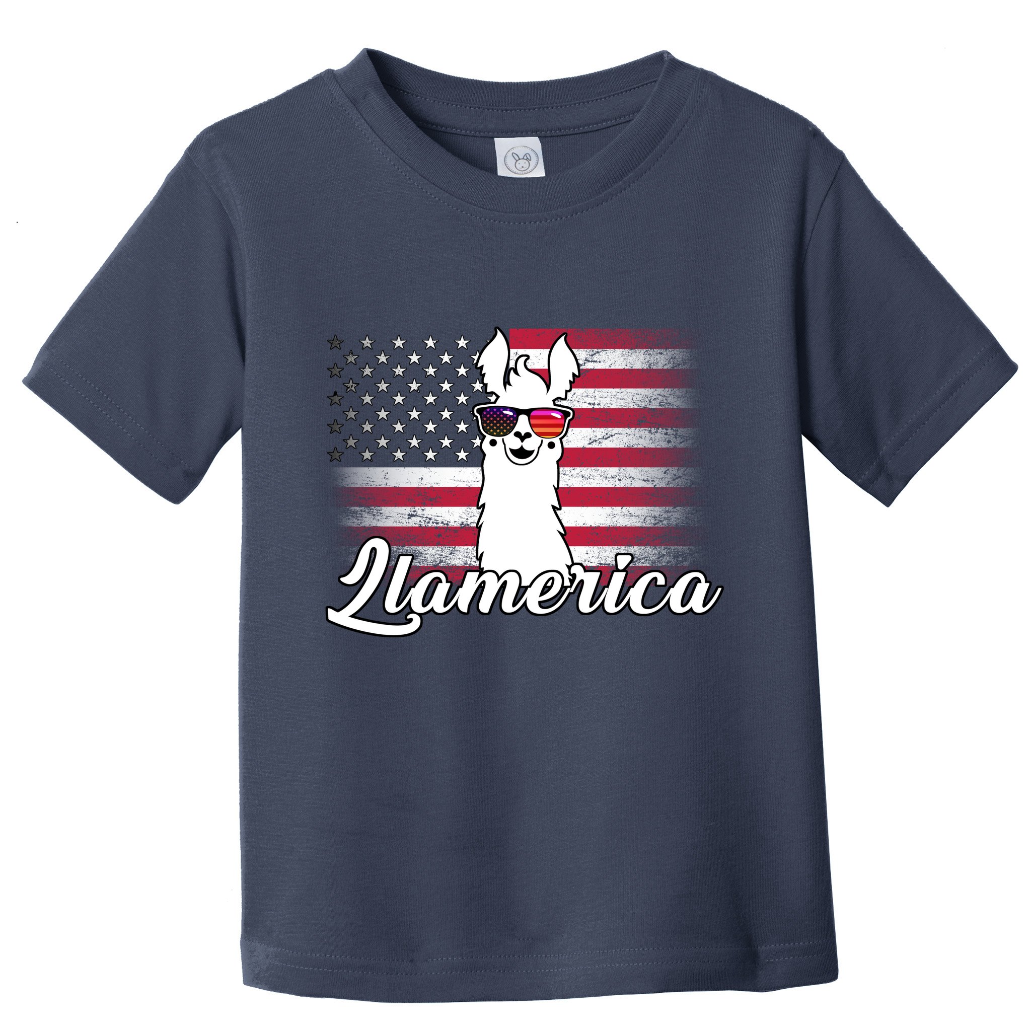 Llamerica Merica Flag Toddler T-Shirt