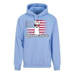 Llamerica Merica Flag Unisex Surf Hoodie