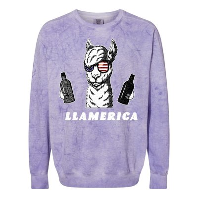 Llamerica Vintage Colorblast Crewneck Sweatshirt