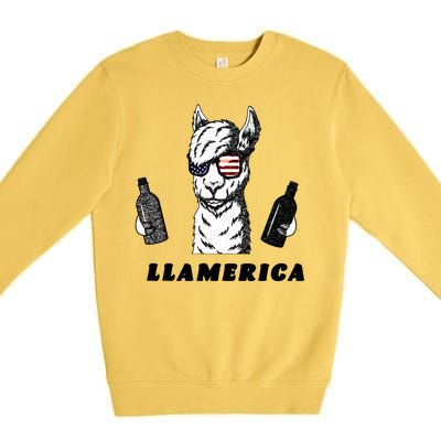 Llamerica Vintage Premium Crewneck Sweatshirt