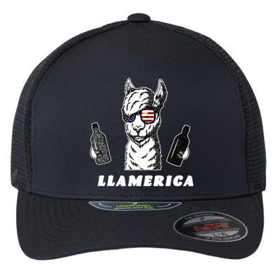 Llamerica Vintage Flexfit Unipanel Trucker Cap