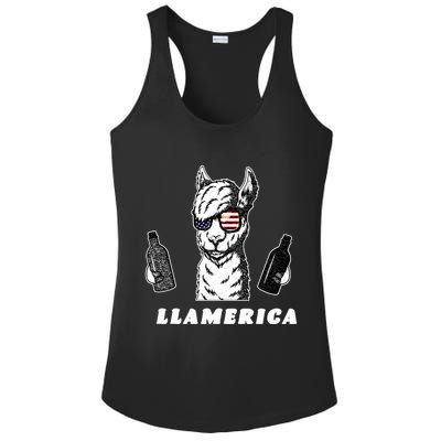 Llamerica Vintage Ladies PosiCharge Competitor Racerback Tank