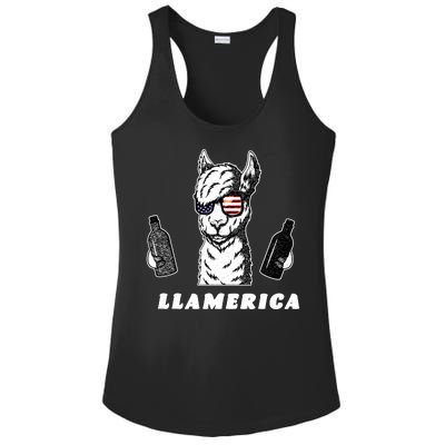 Llamerica Vintage Ladies PosiCharge Competitor Racerback Tank