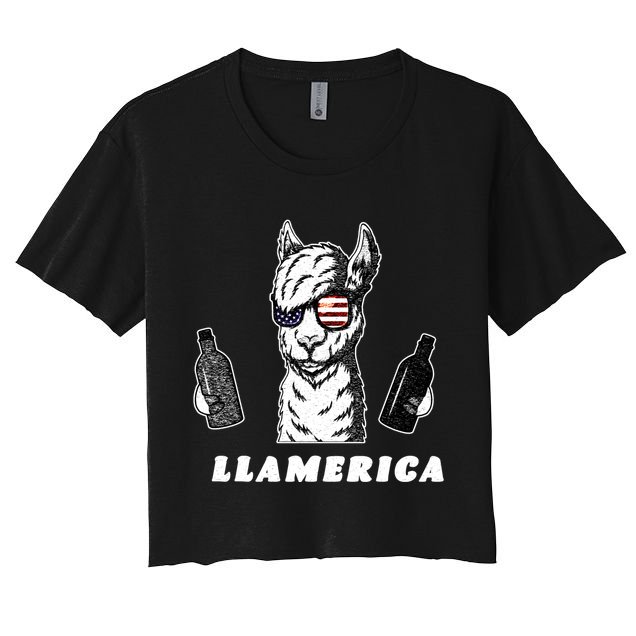 Llamerica Vintage Crop Top