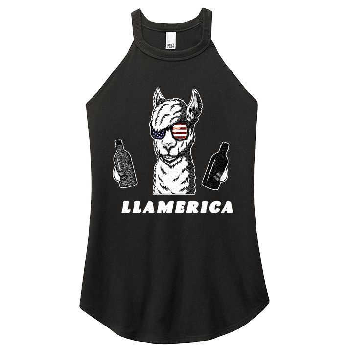 Llamerica Vintage Women's Perfect Tri Rocker Tank