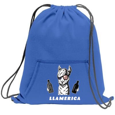 Llamerica Vintage Sweatshirt Cinch Pack Bag