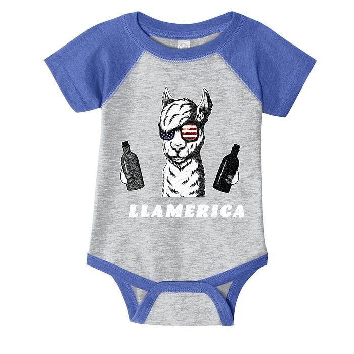 Llamerica Vintage Infant Baby Jersey Bodysuit