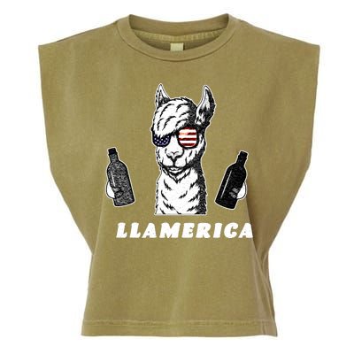 Llamerica Vintage Garment-Dyed Women's Muscle Tee