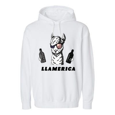 Llamerica Vintage Garment-Dyed Fleece Hoodie