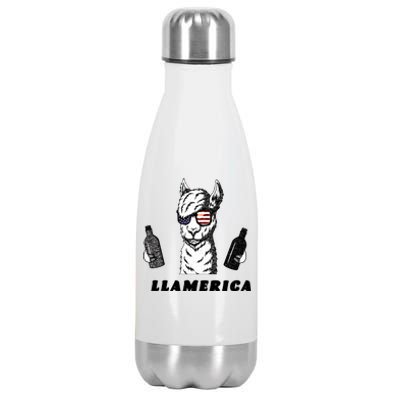 Llamerica Vintage Stainless Steel Insulated Water Bottle