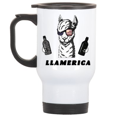 Llamerica Vintage Stainless Steel Travel Mug