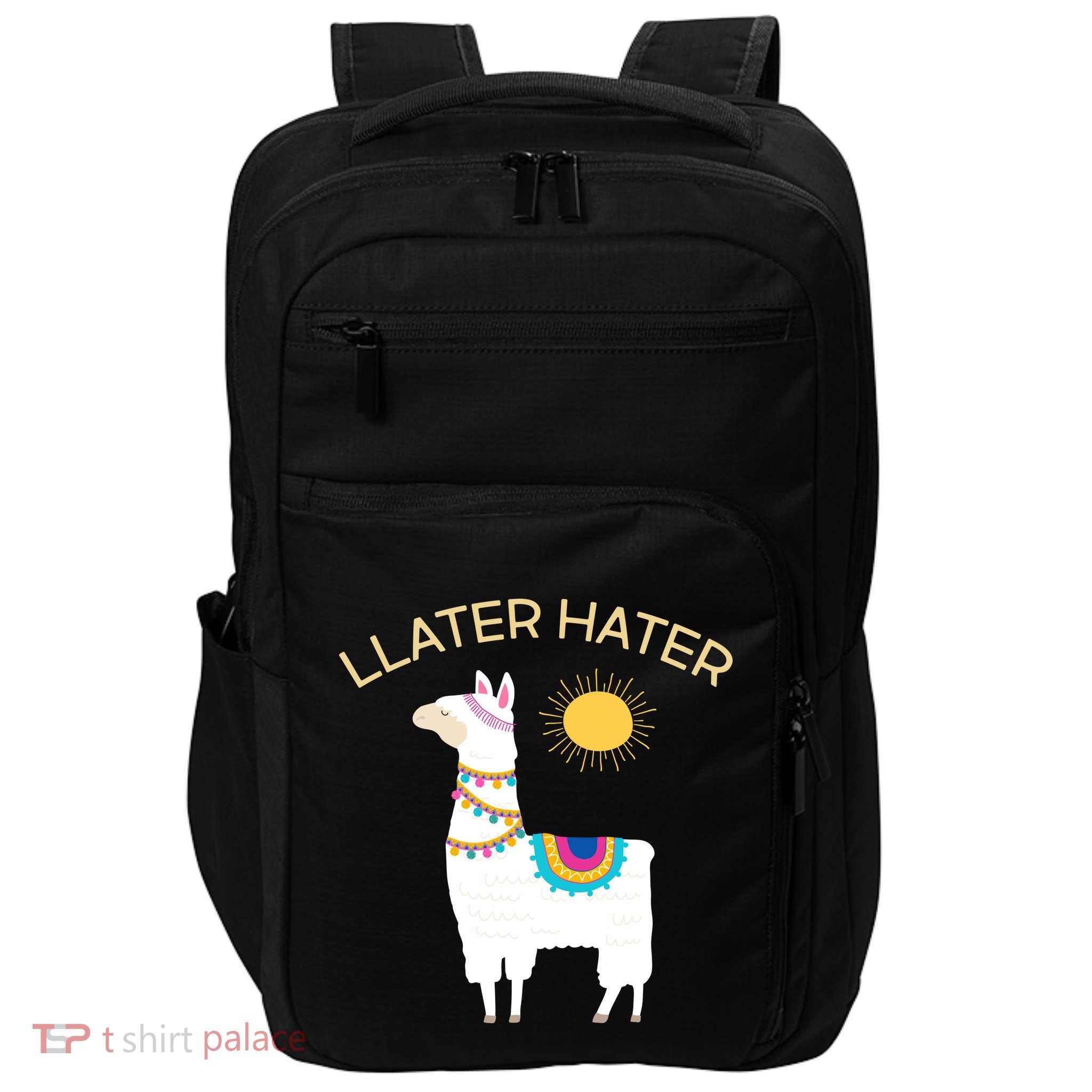 Llater Hater Llama Impact Tech Backpack