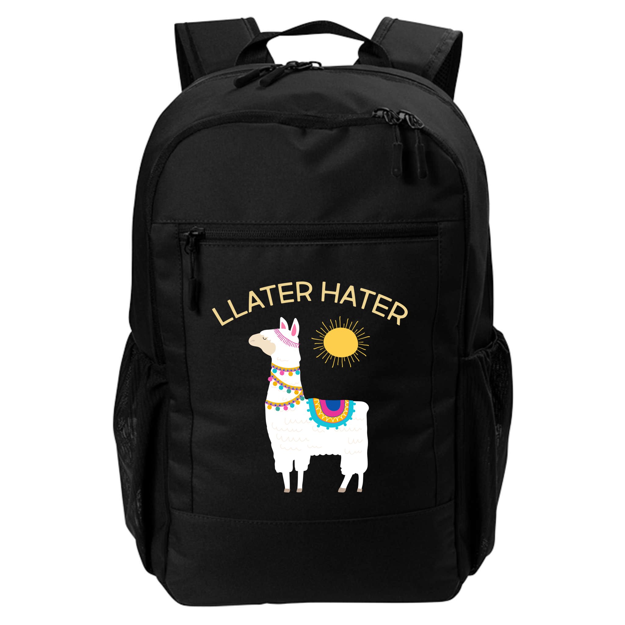 Llater Hater Llama Backpack