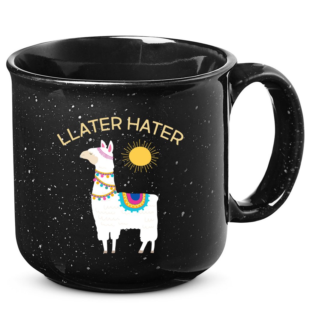 Llater Hater Llama 15oz Campfire Ceramic Mug