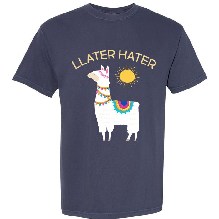 Llater Hater Llama Garment-Dyed Heavyweight T-Shirt
