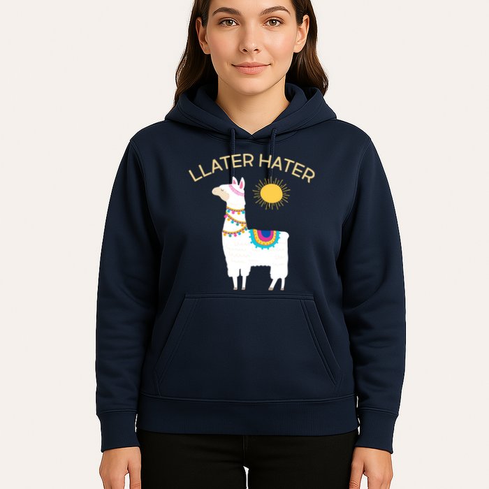 Llater Hater Llama Hoodie