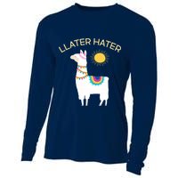 Llater Hater Llama Cooling Performance Long Sleeve Crew