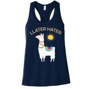 Llater Hater Llama Women's Racerback Tank