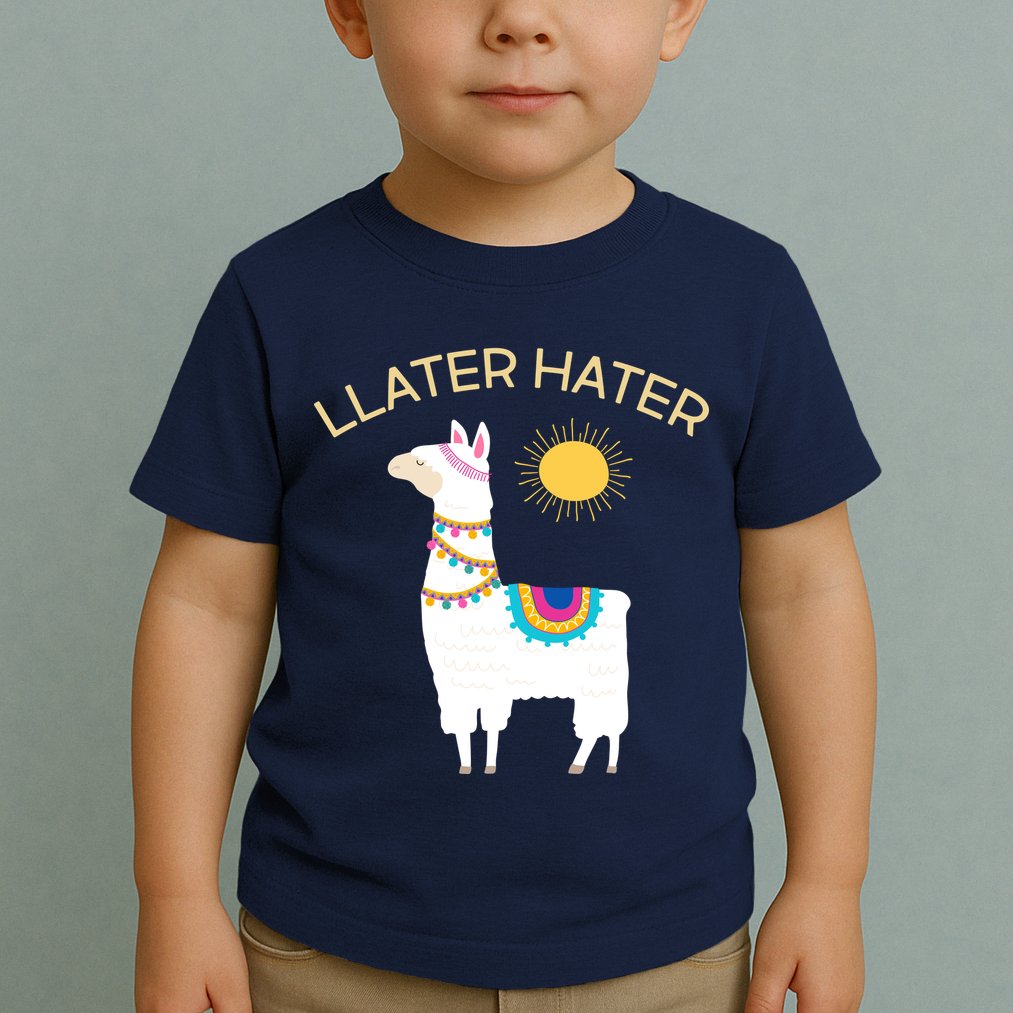 Llater Hater Llama Toddler T-Shirt