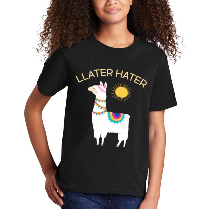 Llater Hater Llama Kids T-Shirt
