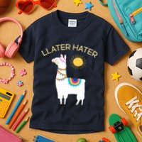 Llater Hater Llama Kids T-Shirt