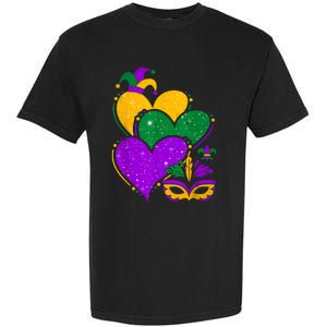 Laissez Les Bon Temps Rouler Happy Mardi Gras Fat Tuesday Garment-Dyed Heavyweight T-Shirt