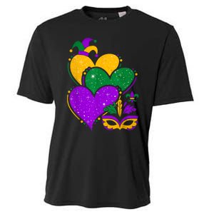 Laissez Les Bon Temps Rouler Happy Mardi Gras Fat Tuesday Cooling Performance Crew T-Shirt