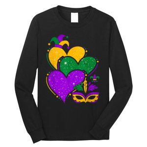 Laissez Les Bon Temps Rouler Happy Mardi Gras Fat Tuesday Long Sleeve Shirt