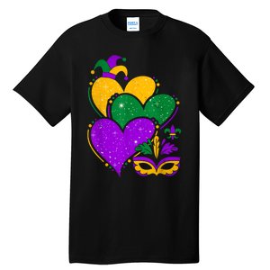 Laissez Les Bon Temps Rouler Happy Mardi Gras Fat Tuesday Tall T-Shirt